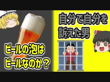 お酒が原因で起きた、イカれた裁判３選【ゆっくり解説】