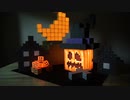 【紙マイクラ】 マイクラでハロウィンしてみた
