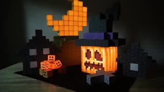 【紙マイクラ】 マイクラでハロウィンしてみた