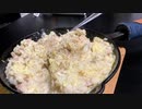 【謝米祭】チキンチーズリゾットつくってみた【スキレット】