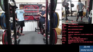 2020/10/31 DL Week1　ウエイトリフターと合トレ