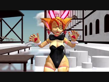 【ＭＭＤ】ウサミミミミミミミミガールなKuroiちゃん【モデル配布】