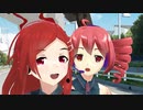 【MMD重音テト】テトさんとなんちゃってテトさん（黒潮さん）とでリバースユニバース【MMD艦これ】
