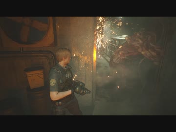 【ゆっくり実況】バイオハザードRE:2を無理なくS+ランクで解説攻略part06【レオン表】