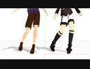 【MMDアイ★チュウ】でび&えん☆Reversible-ring