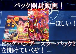 【パック開封動画】ビッグバンブースターパック2を1BOX開封！【スーパードラゴンボールヒーローズ】