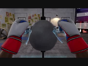 『VRボクシング』で、私のパンチを受けてみろ！！