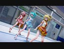 【MMD】STEP／KARA × 初音ミク・鏡音リン・重音テト