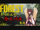【THE FOREST】　きりたんのカニバル生活　第1話　【ボイスロイド実況】