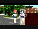択捉ちゃんと松輪ちゃんでポジティブダンスタイム