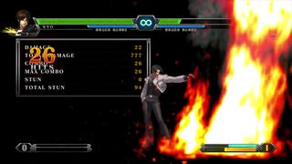 （格ゲー初心者KOF13）表京777ダメージコンボ TAKE3