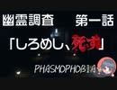 【Phasmophobia】新米幽霊調査員による家荒らし