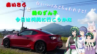 赤い８６と緑のずん子　今日は何処に行こうかな　その5　白いつづみとちゅわれすと！