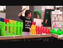 【KID'S　US　LAND】釣堀：さかなつり♬うどんで金魚を釣るあい❤3匹をGETしましたwww