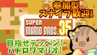 【アーカイブ】マリオ35でてっぺんとるべ！【SUPER MARIO BROS. 35】　ないとん衛星農場★マリオ35支部