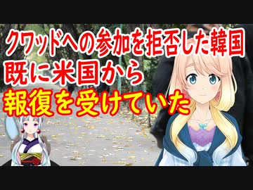 【韓国の反応】クワッドプラスへの参加を拒否した韓国さんが既に米国からの報復措置を受けていた事が判明【世界の〇〇にゅーす】