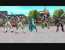 【MMD】アサルトバスターパーツなどでトリコロールエアライン