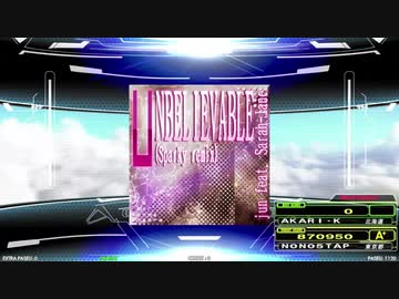 【譜面確認用】UNBELIEVABLE (Sparky remix) (DDP)【DDR】