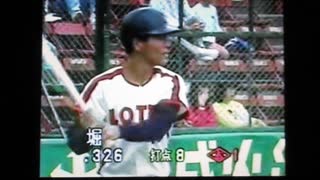 1989オリックスブレーブス佐藤義則VSロッテオリオンズ打線　川崎球場