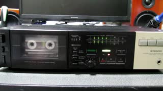 蘇生ジャンクカセットデッキ　自己録再テスト PIONEER CT-7100 ('82)