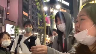 【外】秋の夜長にハロウィン前の渋谷を散歩【AIオフ】TS〜たけちさんVENIさんたちに遭遇