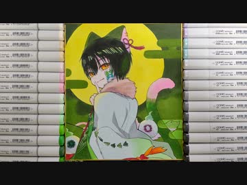 初投稿 花子君を模写してみた コピックメイキング ニコニコ動画