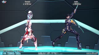 PSO2 ロビアク 674「閃乱カグラ」+675「双小剣／鋼拳」+667「蜘蛛」+668「ＰＲポーズ４」