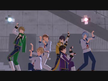 流星隊とRa*bits2年生でエンヴィキャットウォーク【MMDあんスタ】