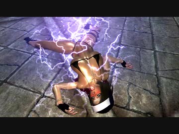 【Skyrim】 ビキニ・アンデッドハンター 電撃責め