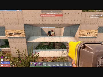 [7DaysToDie 19.2] ゾンビのブロックダメージ6倍の検証 [VOICEROID]
