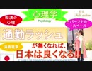 【心理学】 ストレスと痴漢の心理とパーソナルスペース〜通勤ラッシュがなくなれば、日本は良くなる❗️テレワークで解決❗️