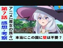 【魔女の旅々７話感想・考察】国を隔てる壁の価値を考えてみると楽しい！今回もコミカルな話！