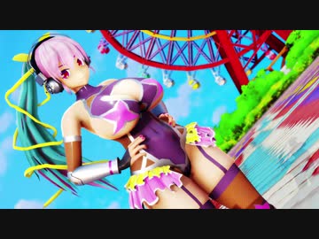 【MMD対魔忍】すーぱーそに子でハッピーシンセサイザ【モデル配布】【1080p】