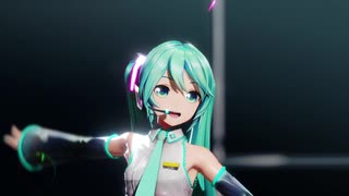 【MMD】 デフォ服ミクさんでray【YYB式改変初音ミク】