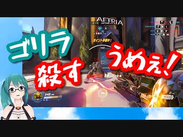 ゴリラと縄張り争いをする神楽すず