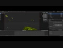【Blender】葉っぱが舞う　The leaves dance　particle
