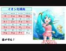 １分で覚えるイオン化傾向【初音ミクのゴロ合わそんぐ】プラスちなみに金メダル！
