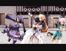 [MMD]　美食殿で「Gravity=Reality」