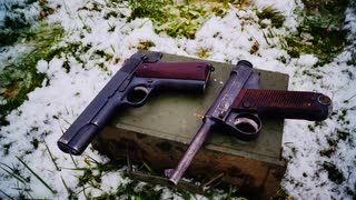 コルトM1911vs南部14年式 (日本語字幕付き)