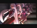 【東方ＭＭＤ】スーツな輝夜＆妹紅　de　ジターバグ（改変モデル1080P)
