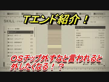 ニーアオートマタ ｔエンド紹介 ｏｓチップ外すなと言われると外したくなる Nier Automata Game Of The Yorha Edition ニコニコ動画