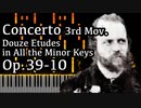 【アルカン】全ての短調による12の練習曲第10番 - ピアノ独奏による協奏曲第三楽章 - Op.39-10-3rd【Synthesia/Alkan/Concerto pour piano seul】