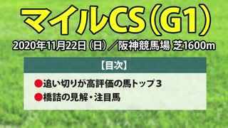 【マイルチャンピオンシップ2020予想】追い切り好調馬と本命軸馬を公開！【マイルCS】