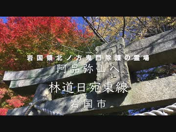 ＜車載編＞　霊峰 阿品弥山へ　林道 日宛東線 　　　山口県岩国市