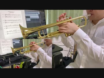 【クリスタライズシルバー】東方妖々夢1面の曲をトランペットで吹いてみた【無何有の郷】