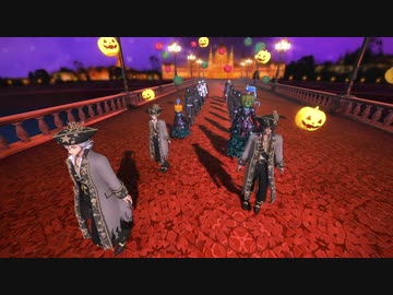 【MMDツイステ】Happy Halloween【１２３５６章寮】