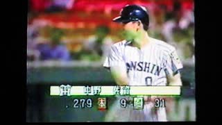 1989広島東洋カープ大野豊　金石昭人VS阪神タイガース打線　広島市民球場