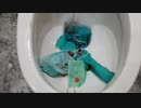 スキットルズとマスクをトイレに流してみた