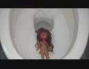 モアナと伝説の海のモアナをトイレに流してみた