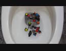 ルービックキューブをトイレに流してみた